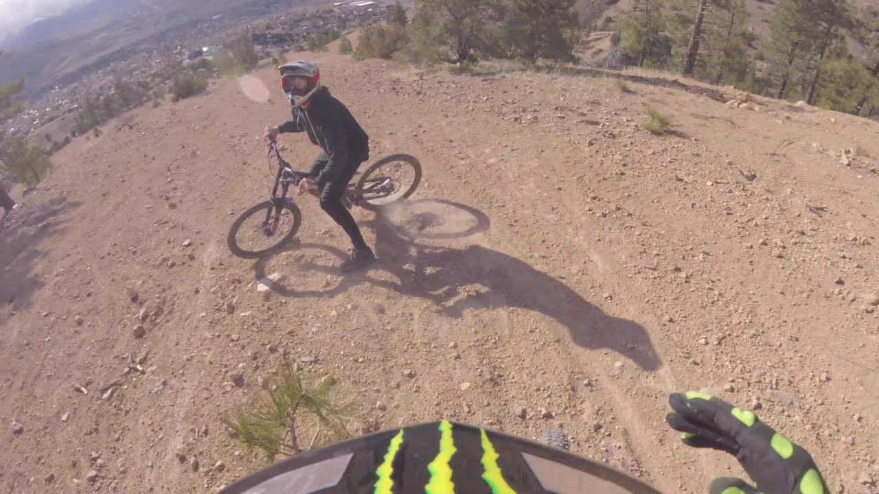 downhill riding