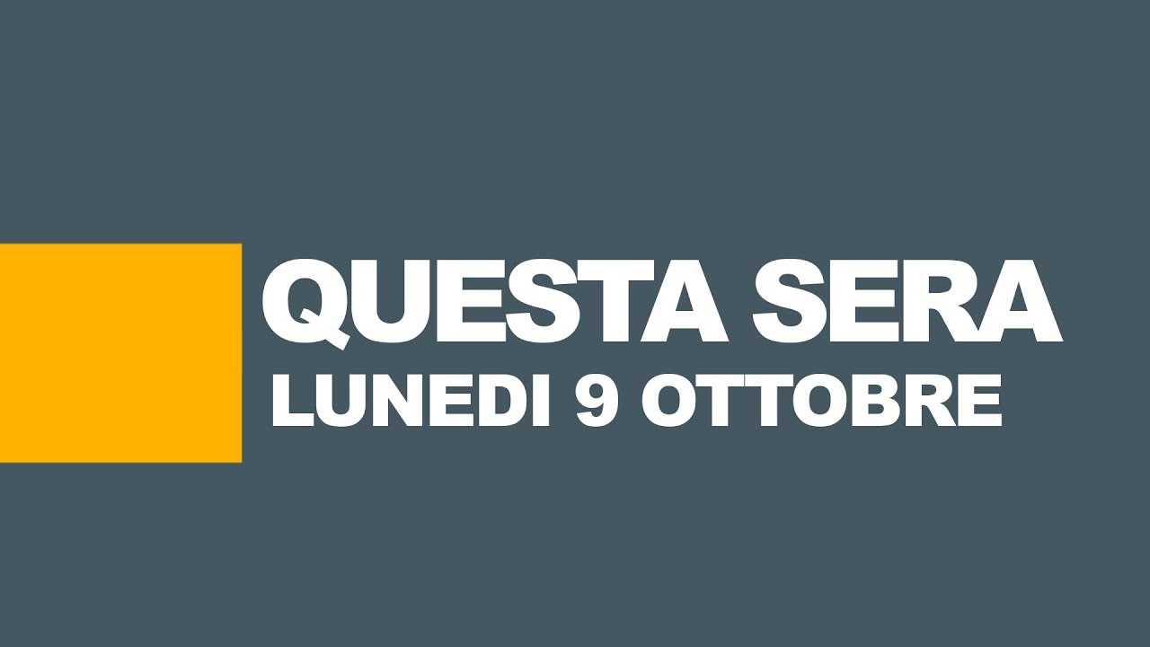 Programmi Tv Di Questa Sera In Prima Serata