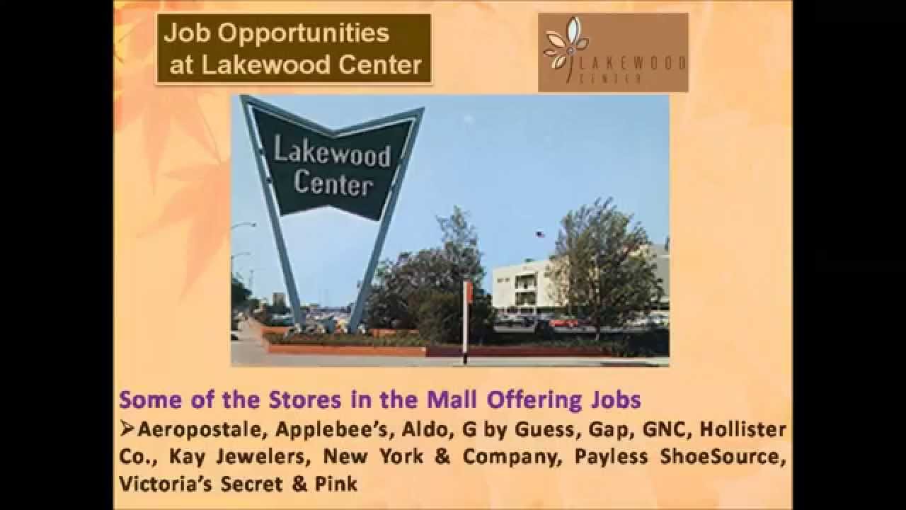 lakewood mall careers and jobs YouTube