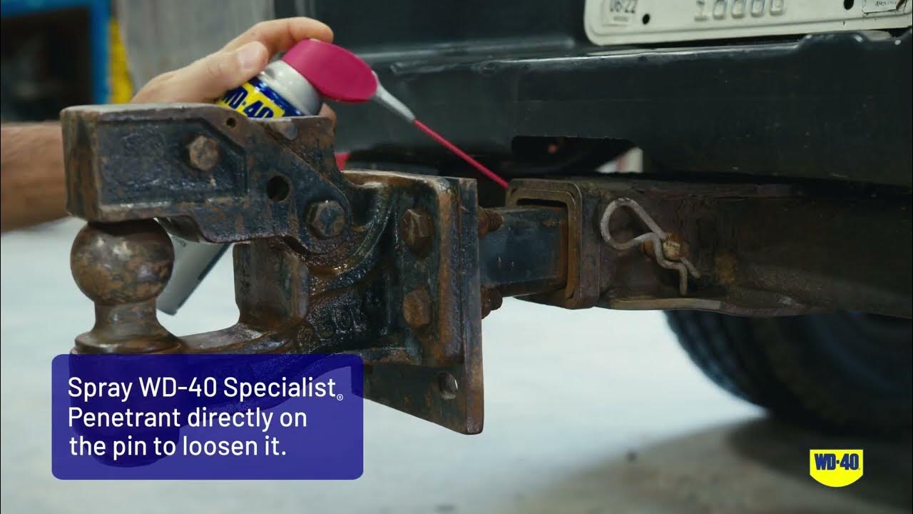 How To Fix A Rusted Trailer Hitch WD40 Specialist® WD40