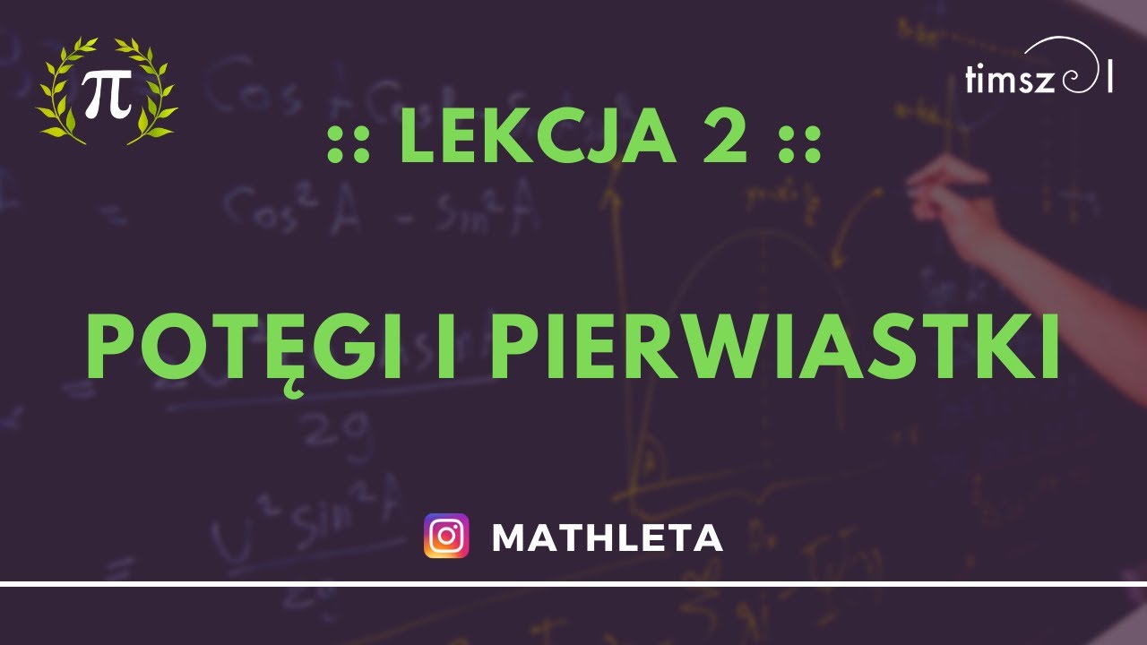 #matematyka Lekcja 2: Potęgi i pierwiastki - YouTube