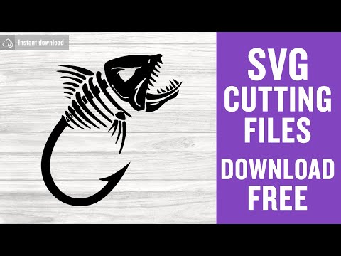 Skeleton Fish Svg Free Cutting Files for Cricut Silhouette Free Download