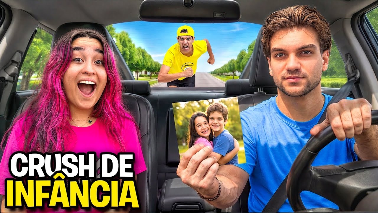 O CRUSH DE INFÂNCIA DA EMILLY VOLTOU *Leozin brigou com ele ?