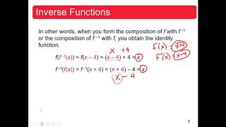 2-7 Inverse Functions