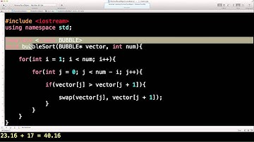 Learn Finance C++, Lesson 43, Function template example, Bubble sort, swap()