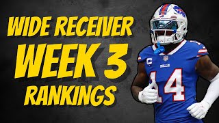 Top 36 Wide Receiver Rankings - Week 3 Fantasy Football