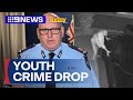 New data shows drop in the number of youth crime in Townsville | 9 News Australia