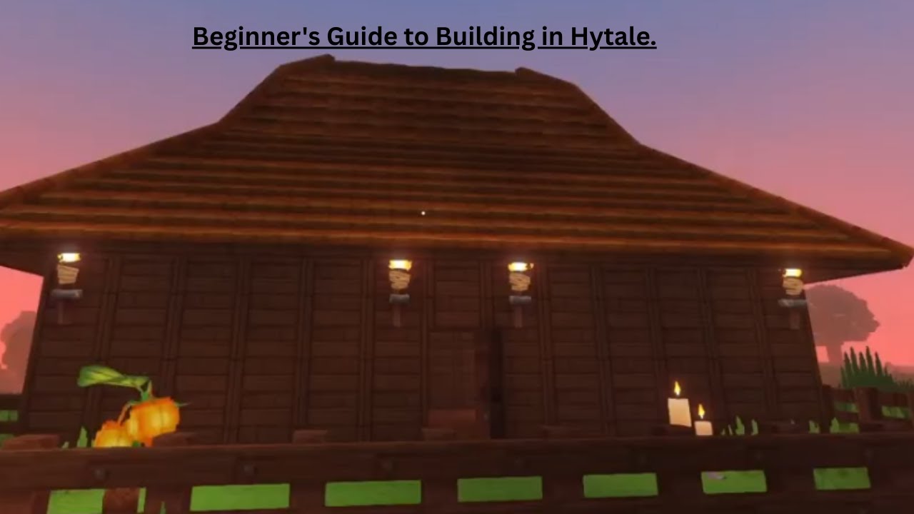 Beginner's Guide to Building in Hytale. - YouTube
