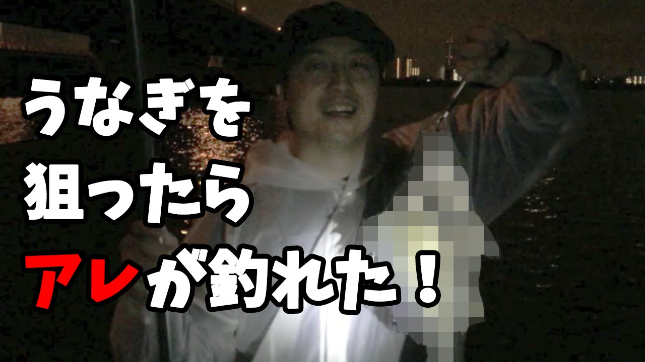 大阪の淀川でうなぎ釣りをしたらアレが釣れた Youtube