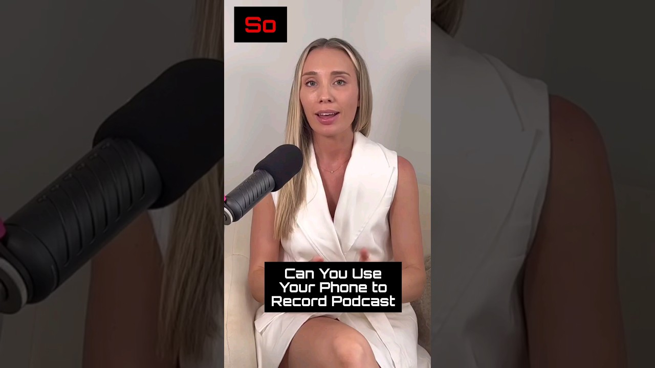 Podcasting with phone 