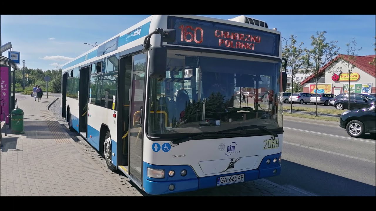 Volvo 7700 na linii 160/12. Wiczlino Działki l - Gdynia Dworzec Gł. PKP.