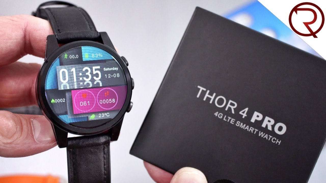 Zeblaze Thor 4 Pro 4G Smartwatch Unboxing & Hands-On - YouTube