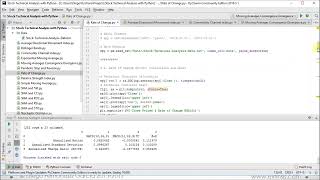 #10# Stock Technical Analysis with Python (Rate of Change Indicator)