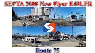 34. SEPTA Route 75 | Trackless Trolley Compilation