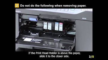 MAXIFY MB5320:Removing a jammed paper: inside the front cover