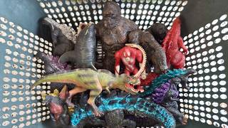 Hunting found Shin Godzilla,T Rex,indominus Rex,Burning Godzilla,earth Godzilla,all monster Godzilla
