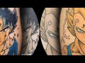 workshop de tattoo colorida com CERTIFICADO - goku e vegeta