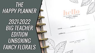 Big Happy Planner || Teacher Edition 2021-2022 || Unboxing