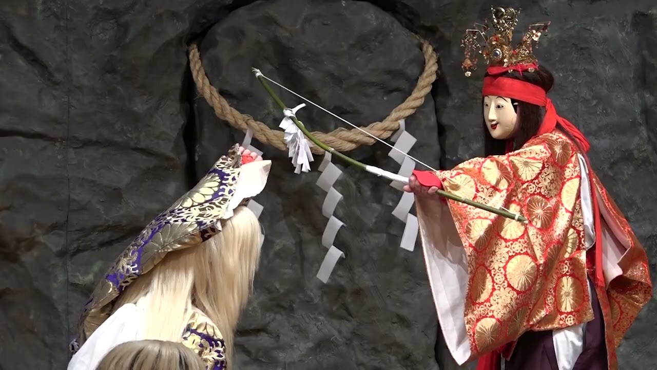 神楽舞 誓約 (うけい) 御嶽神楽(国指定重要無形民俗文化財) 於：神楽會館 立春特別公演