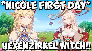 ALICE Had to Visit a Doctor & NICOLEs FIRST DAY as Hexenzirkel Cutscene Genshin Impact 6.6 LUNA VII