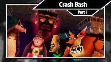 Crash Bash (PS1) - 200% Longplay [Part 1/2]