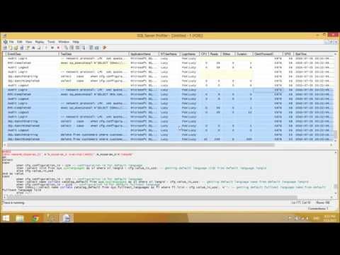 Video: Hur aktiverar jag spårning av SQL Profiler?