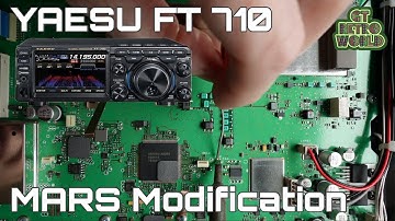 YAESU FT710 MARS/TX Frequency Expansion Modification EU/USA
