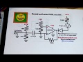 LM358 op amp condenser microphone sound activated LED electronics circuit by electronzap