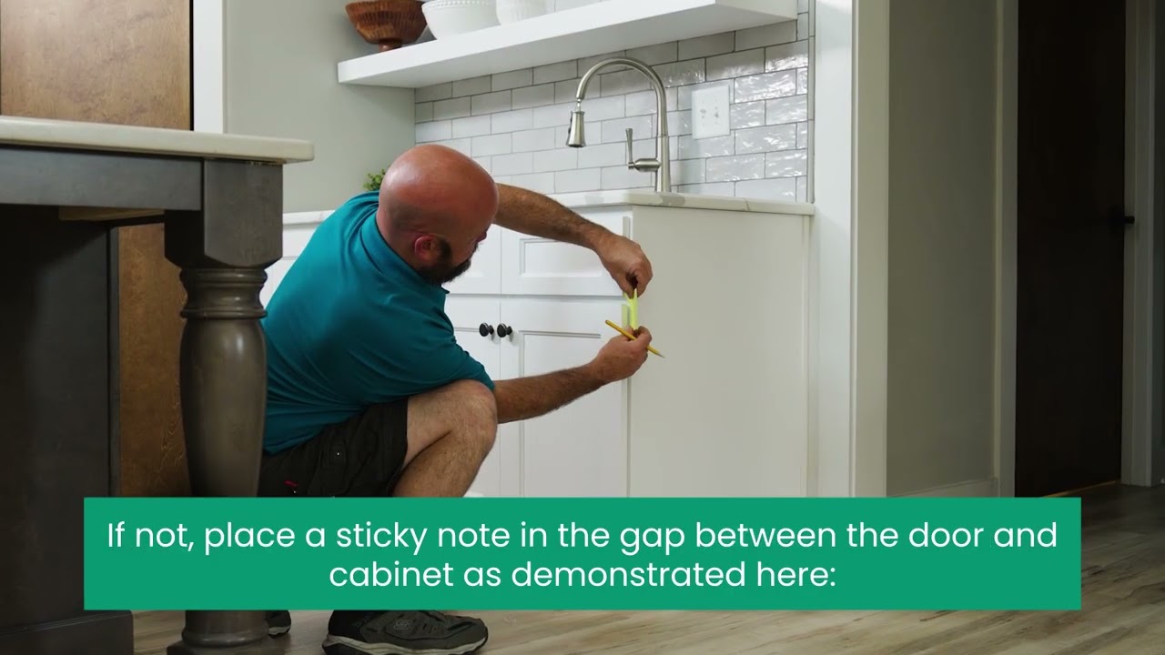 How To Measure Cabinet Door Overlay - CDP