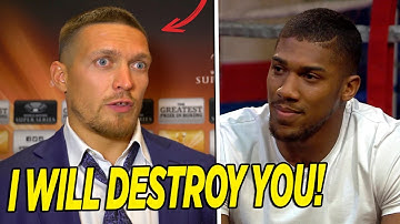 OH NO! Anthony Joshua WILL LOSE FIGHT by KNOCKOUT to Usyk! Oleksandr Usyk KNOCKOUT Joshua in REVENGE