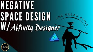 Graphic Design WorkFlow | Negative Space Logo Design Process in Affinity Designer