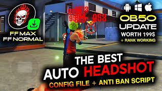 Free Fire Auto Headshot Config File 🎯💀 Macro Aimbot + No Recoil Regedit + Antiban VIP Script