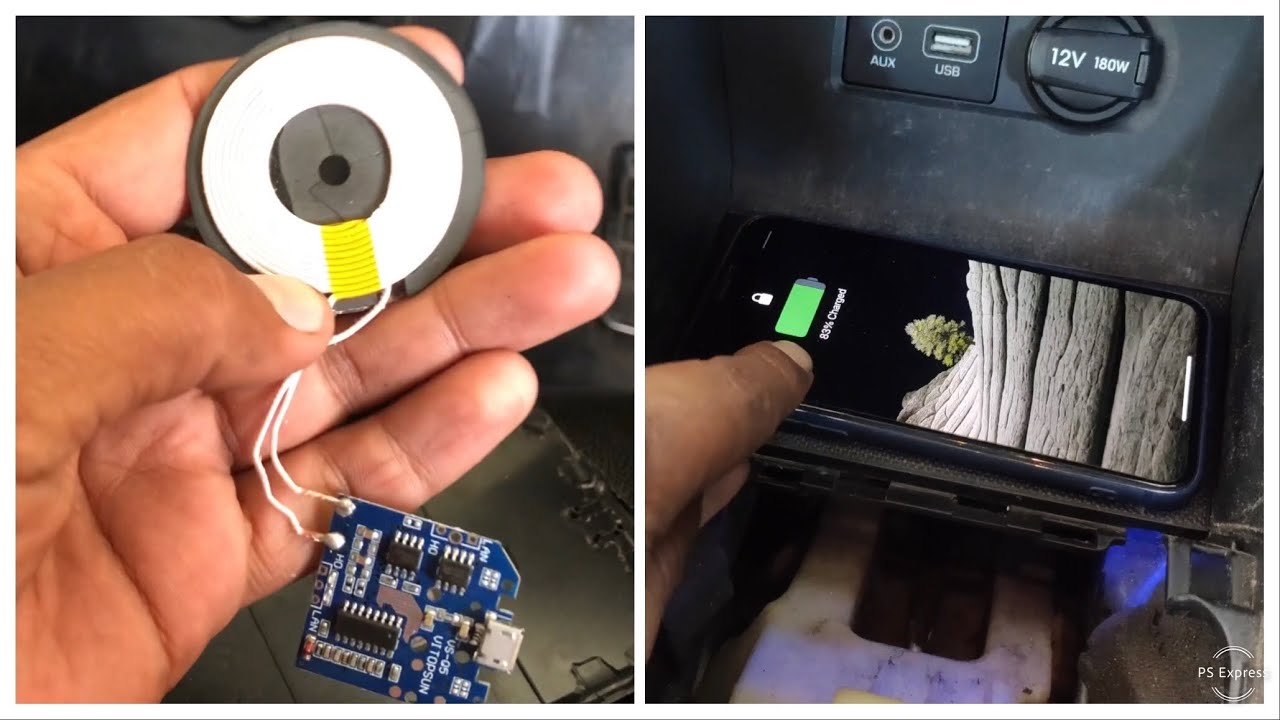Install wireless charger in any car elite i20 (hindi) YouTube