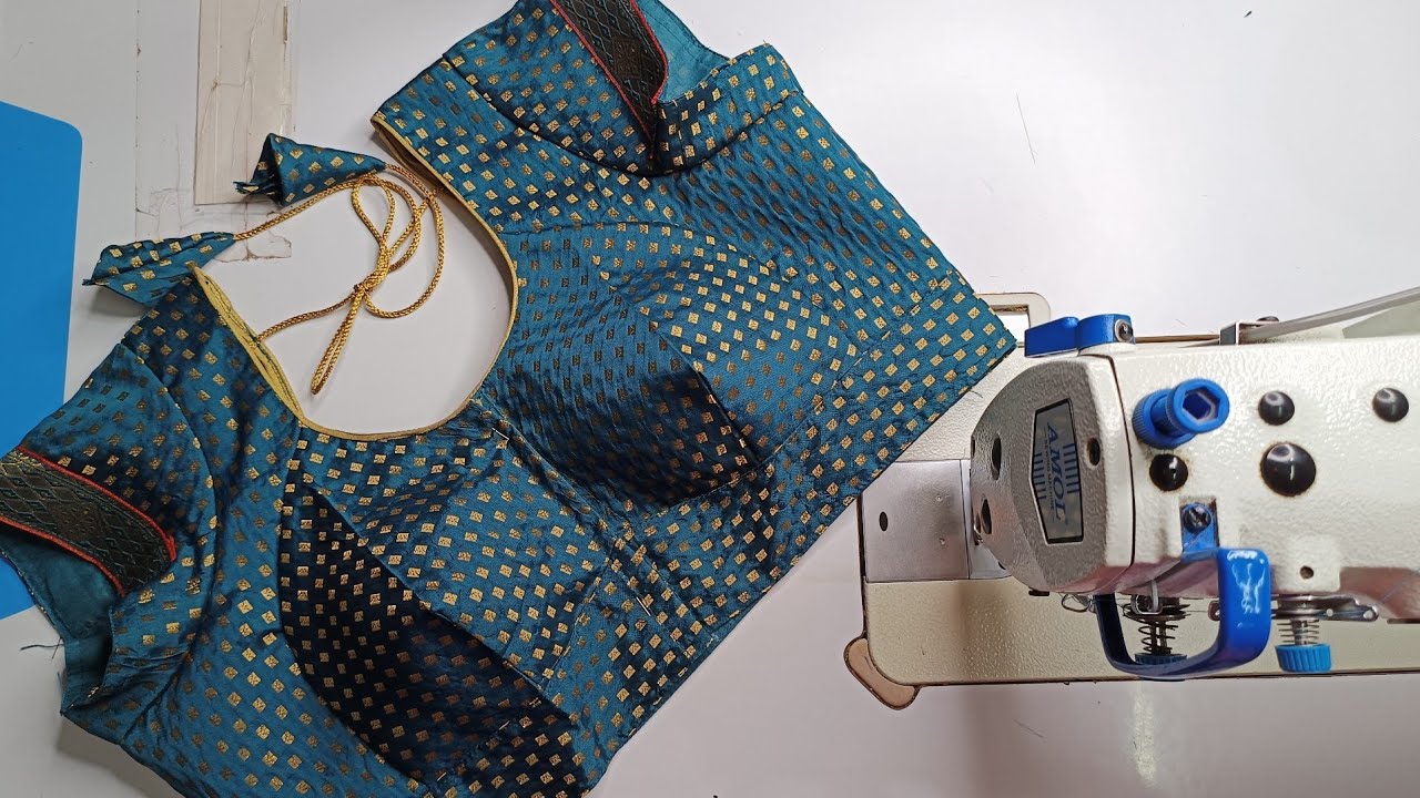 40 छातीचं कटोरी ब्लाऊज शिलाई करण्याची पद्धत कशी आहे बघा|| 40 size katori blouse stitching || 40size