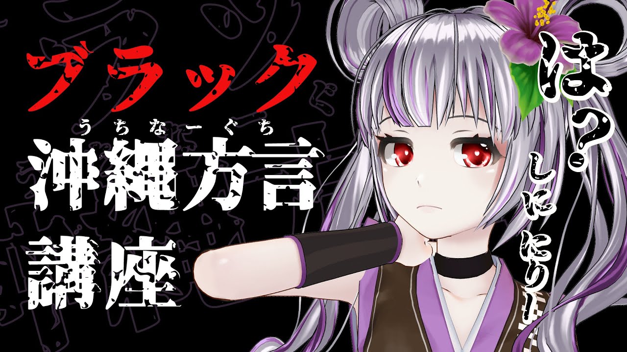 【沖縄方言講座】ブラックういによるブラック方言講座【うちなーぐち】