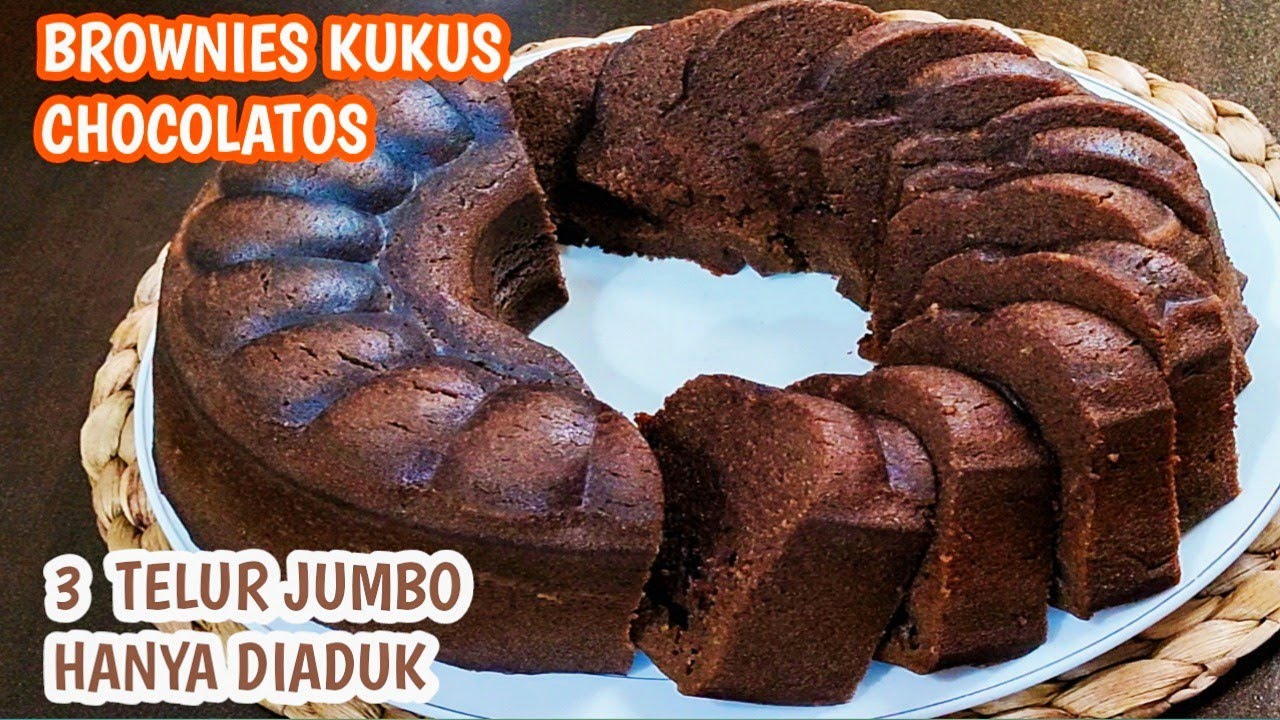 BROWNIES KUKUS CHOCOLATOS 3 TELUR HASIL JUMBO ENAK, NYOKLAT, LEMBUT