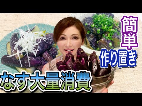 【なす作り置き】安くて簡単！ご飯もお酒もすすむ人気メニュー2品