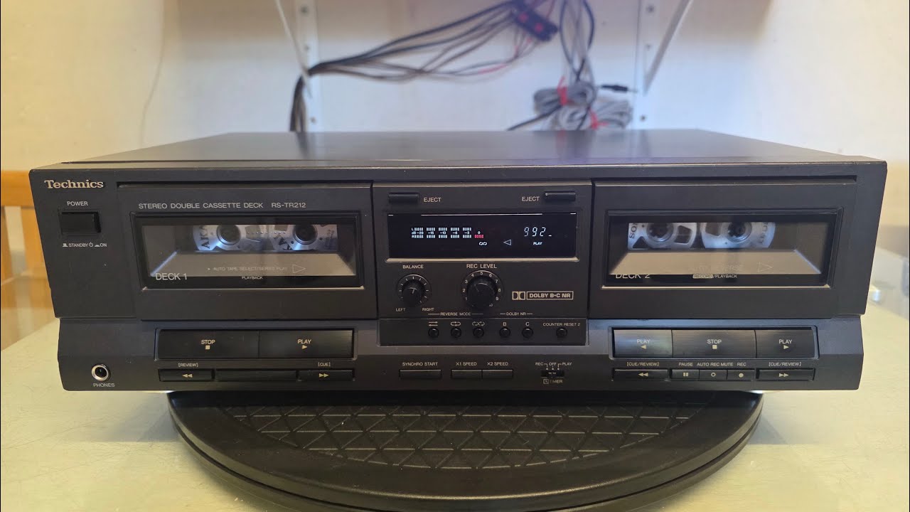 TECHNICS RS TR212 DEMO - YouTube