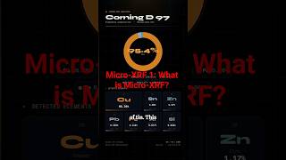 Micro-XRF 1: What is Micro-XRF?