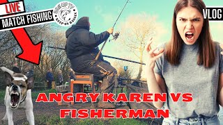 ANGRY KAREN VS FISHERMAN | BARSTON MASTERS QUALIFIER AT BARSTON LAKES | LIVE MATCH BAGUPTV JAN 2024