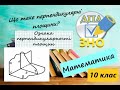 Перпендикулярність площин у просторі. Ознака перпендикулярності площин 1