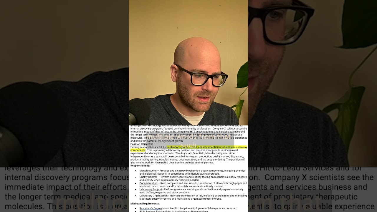 How to pull keywords from a Job Description