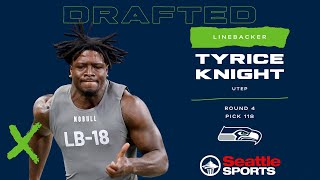 Live reaction to UTEP LB Tyrice Knight getting drafted by the Seattle Seahawks