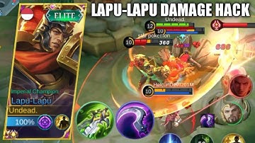 LAPU-LAPU DAMAGE HACK BUILD! | MLBB