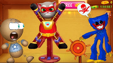 Mecha Rack Machine vs Kissy Missy vs Tom Hero Dash | Kick the Buddy Mod Poppy Playtime #1