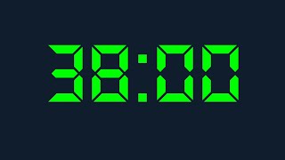 38 Minute Timer Digital and 38 Minutes Countdown Digital