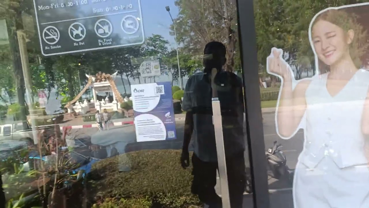 Stop by to drink coffee at cafe amazon at samila beach in songkhla, thailand