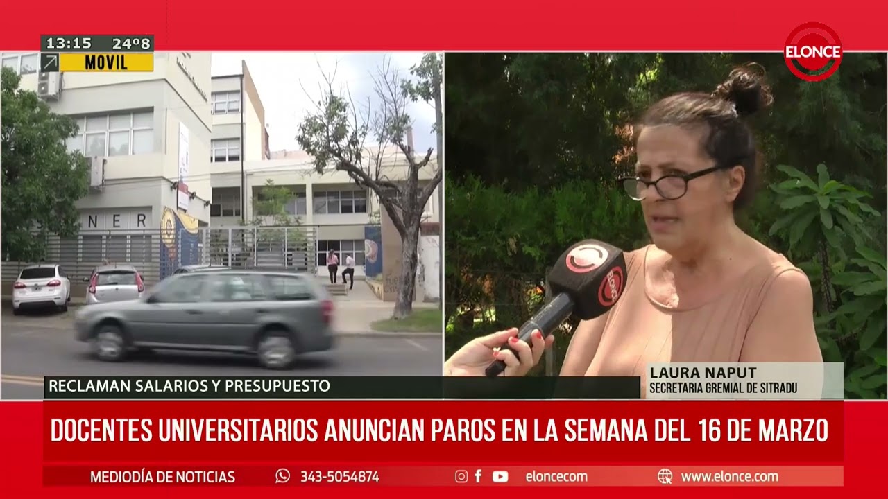 Docentes universitarios anuncian paros en la semana del 16 de marzo-ELONCE-10/03/2026