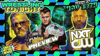 AEW FULL GEAR Preview | NXT to THE CW | ALEX HAMMERSTONE & MLW DISPUTE