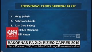 Rakornas Pa 212 Rizieq Capres 2019